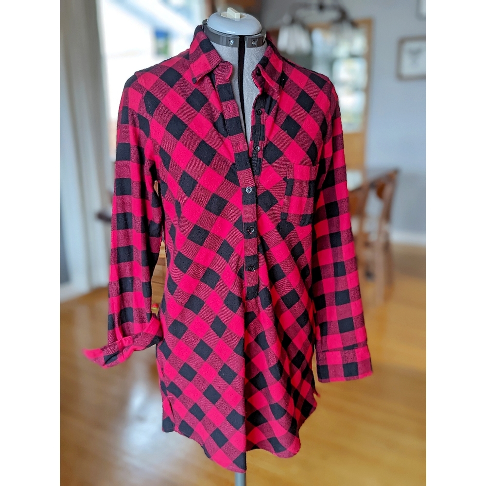 Plaid Button down